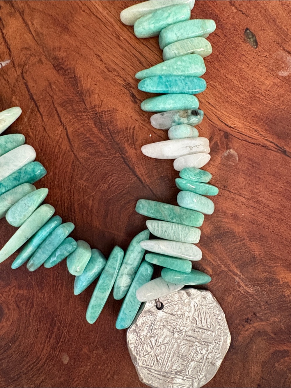Turquoise Chip Necklace - Women Jewelry